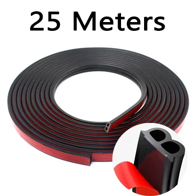 Autodeurafdichting Strips Sticker Tochtstrip Rubber B-vorm Deurafdichtingen Geluidsisolatie Autodeurafdichting Auto-accessoires