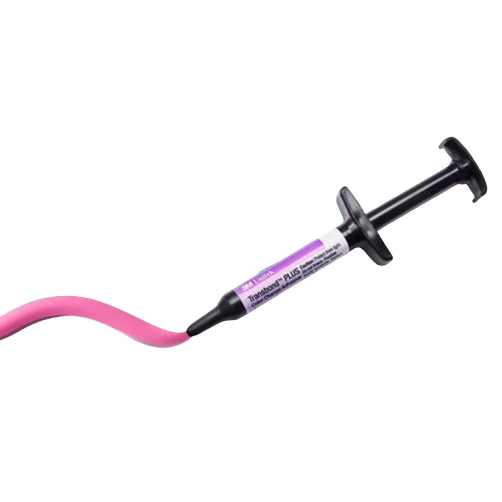 Color Change Orthodontic Adhesive 3M Unitek Transbond PLUS Light Cure Dentak Bracket Refill Bonding Gels High Strength 712-103