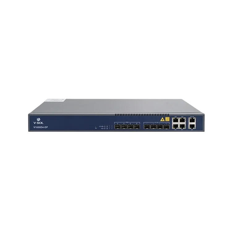 V-Sol V1600D4-DP 4 Pon Poorten Gepon Epon Olt Met 4*10G Sfp + Uplink Poort Soortgelijke om Cdata