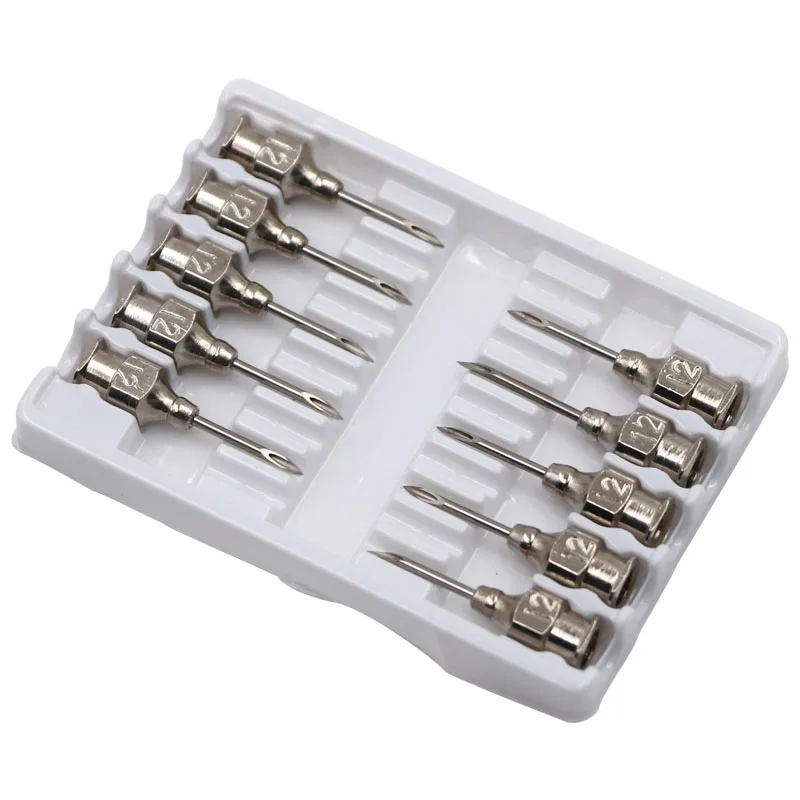 10Pcs Veterinary Syringe Needles Goat Pig Chicken Pet Injection Syringe Vaccination Vet Farm Tools Poultry Livestock Veterinary