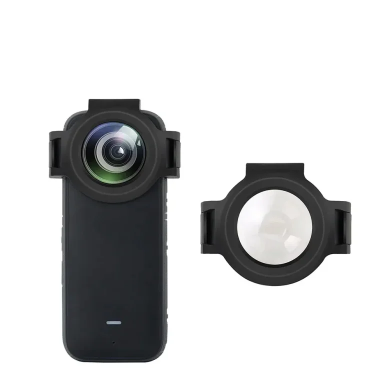 Ckhb-21D 9H البصرية الزجاج المقسى PC غطاء العدسة ل Insta360 X3 كاميرا بانورامية غطاء وقائي المضادة للخدش استبدال