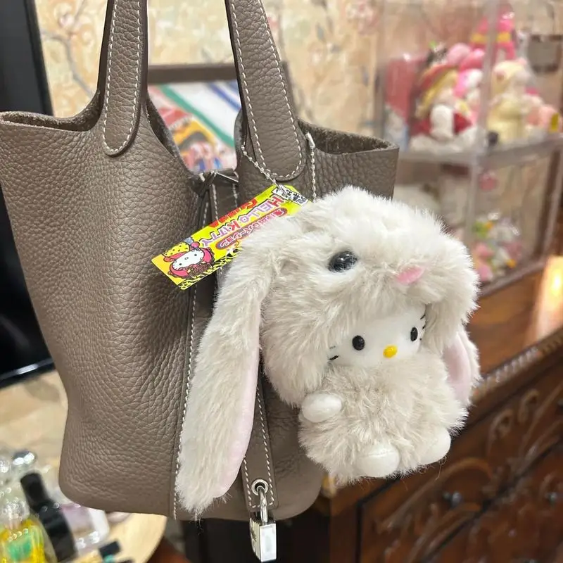 

В наличии Hello Kitty аниме Kawaii милая кукла сумка кулон милый Kt Cat рюкзак орнамент плюшевая кукла украшения игрушки подарки
