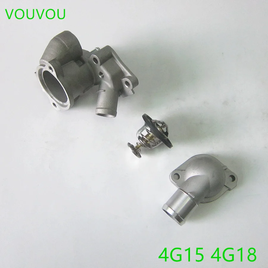 vouvou Car accessories engine cooling thermostat body cover set for Mitsubishi engine  4G15 4G18