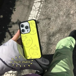 Korean Ins Design Vegetarian Cute Tomato Phone Case For iPhone 16 Pro Max 15 14 13 12 11 Pro Mini 7 8 Plus Niche Y2K Phone Cases
