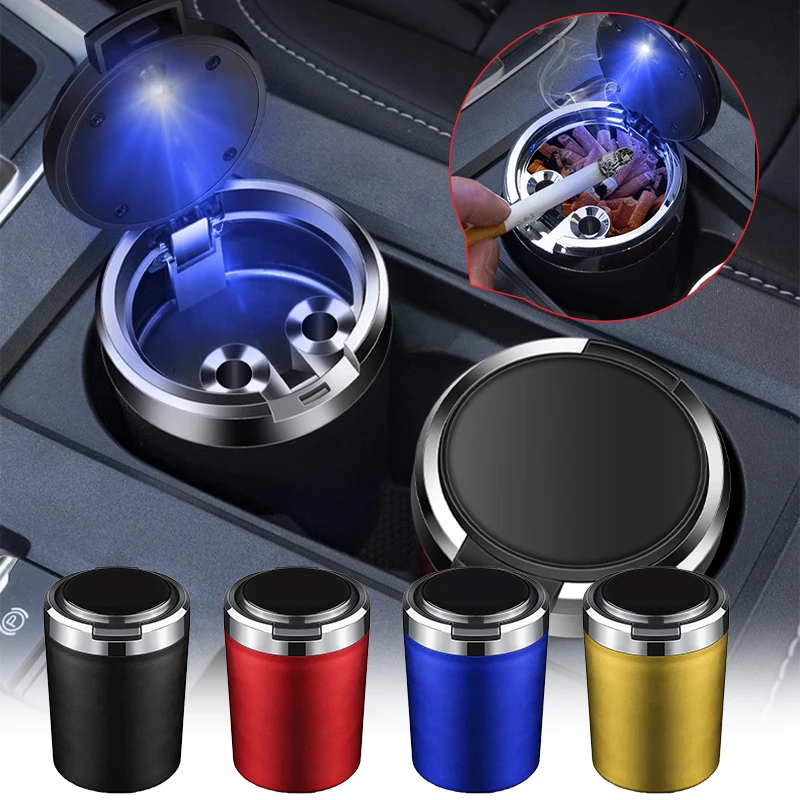 Автомобильная пепельница, портативная светодиодная автомобильная подставка для чашки, автомобильная пепельница для Chery Fulwin QQ Tiggo 3 5 7 Pro T11 A1 A3 A5 Amulet Max X22 DR3 Fora