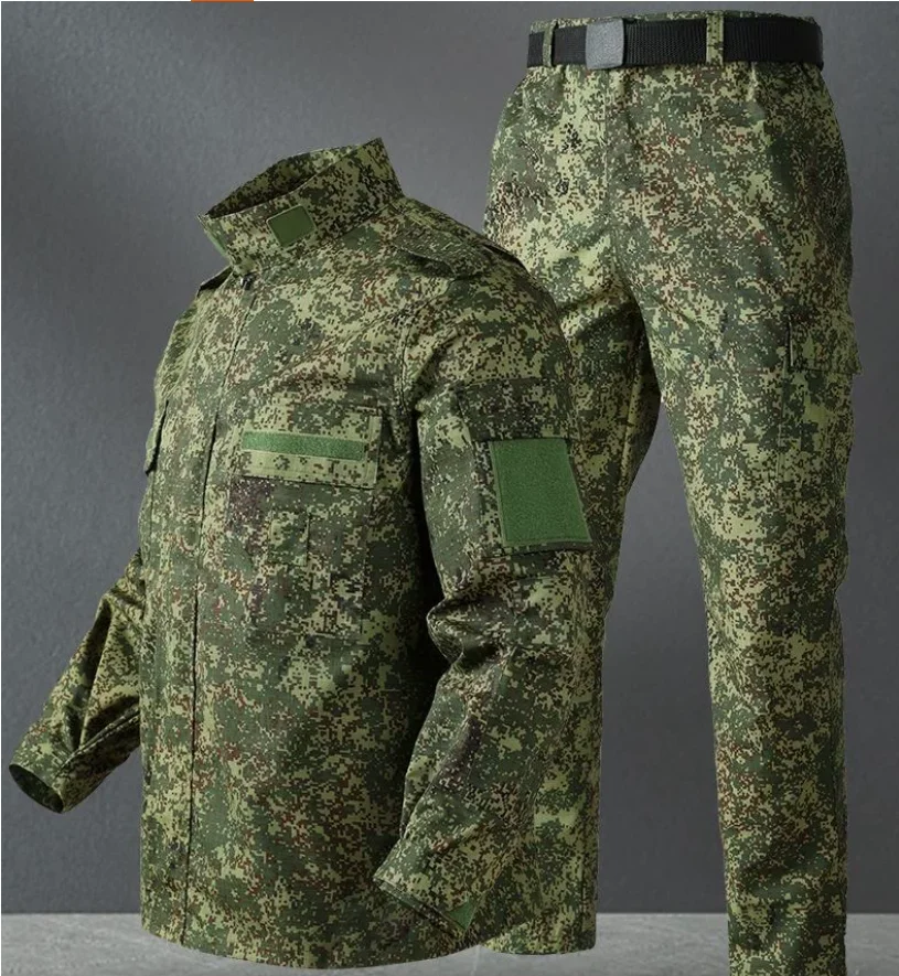 russian-style-little-green-man-camouflage-combat-suit-set-for-men's-field-work-clothes