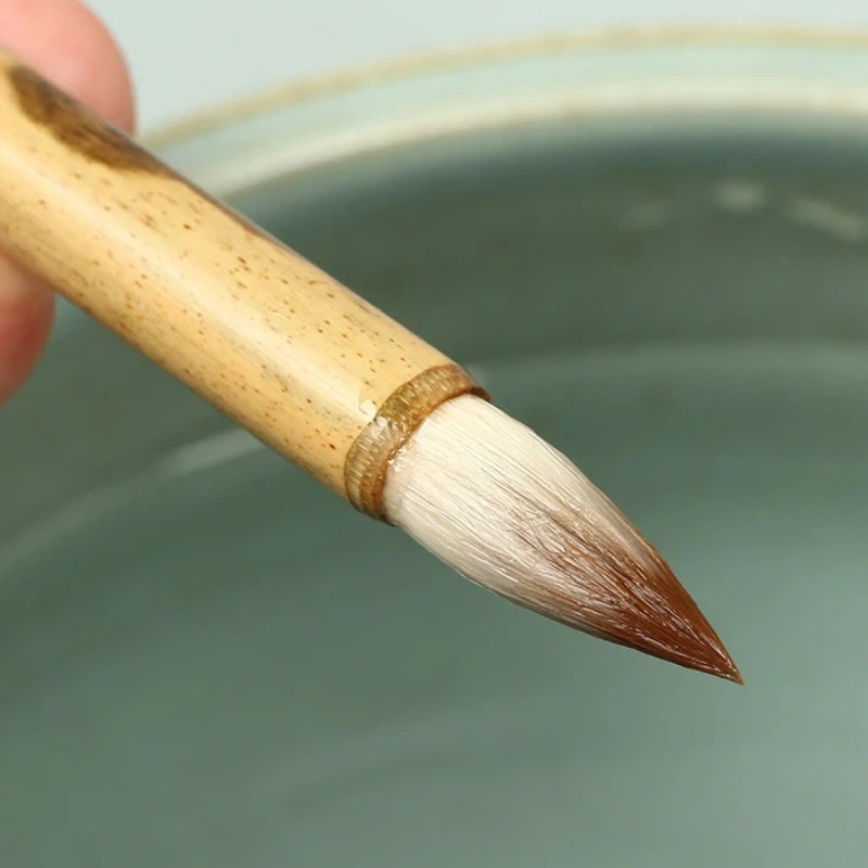 Woolen Mixed Hair Chinese Writing Brush Pen Set Multiple Hair Calligraphy Brush Small Regular Script Copying Scriptures Brush