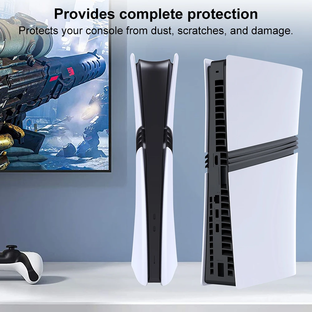 Face Plate Console Cover Anti-Scratch Plastic Hard Case Faceplate Case Cover  for PS 5 Pro Disc/Digital Edition Console