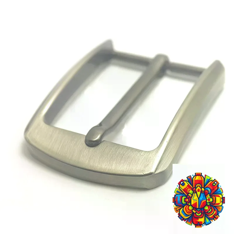 35 mm Zinc Alloy Men's Casual Belt Buckle End Bar Heel Buckle Single Pin Buckle
