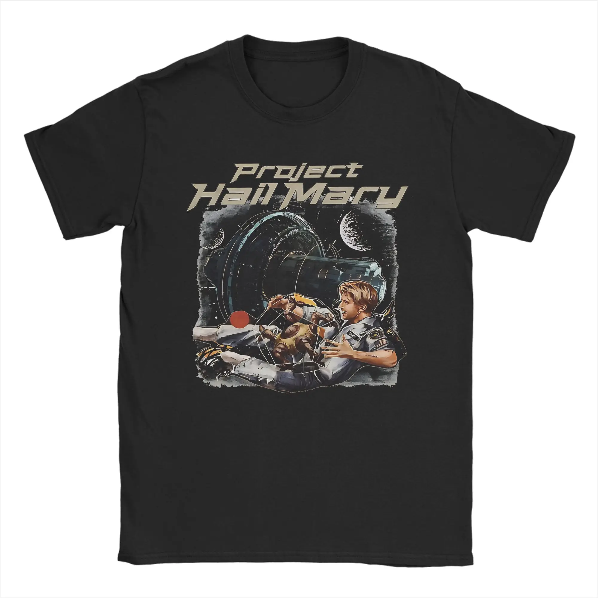 Project Hail Mary Mission Space Survival T-Shirt Harajuku T Shirts Short Sleeve Tops Summer 100% Cotton Plus Size 5XL Clothes