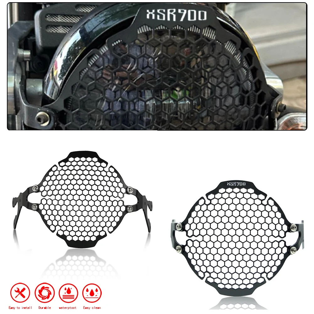 Motorcycle For Yamaha XSR900 XSR900 2016 2017 2018 2019 2020 2021 Guard Grill Head light Lamp Cover Headlight Protector