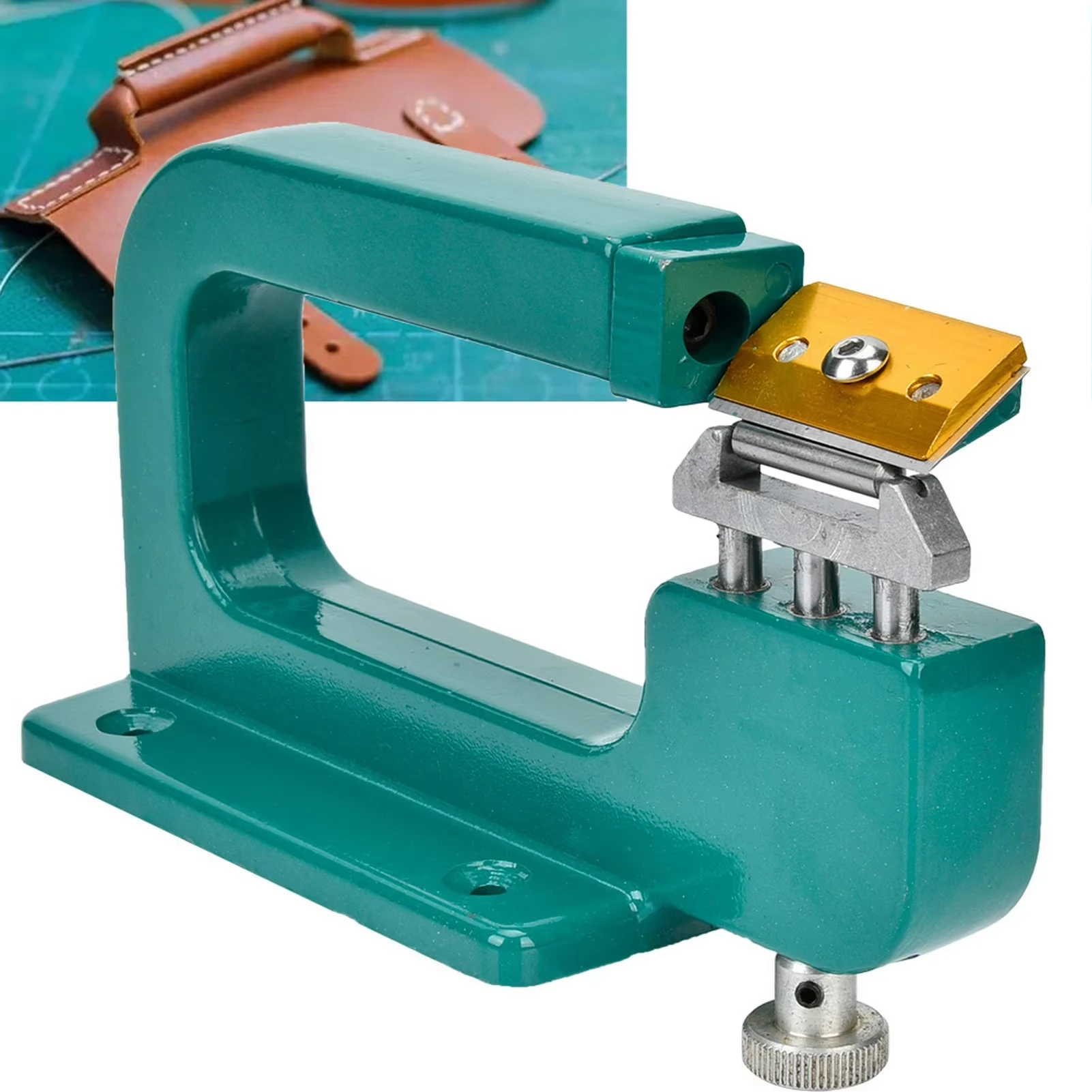 Leather Craft Skiving Machine Precision Leather Paring Tool for Splitting Peeler Repairing DIY Leatherworking Equipment
