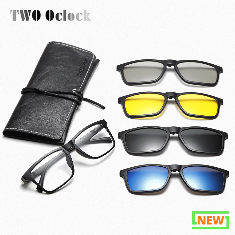 

TR90 Kids Magnetic Sunglasses Polarized Clip On Sunglass Prescription No Grade Myopia Glasses Child Spectacle Frames Rectangle