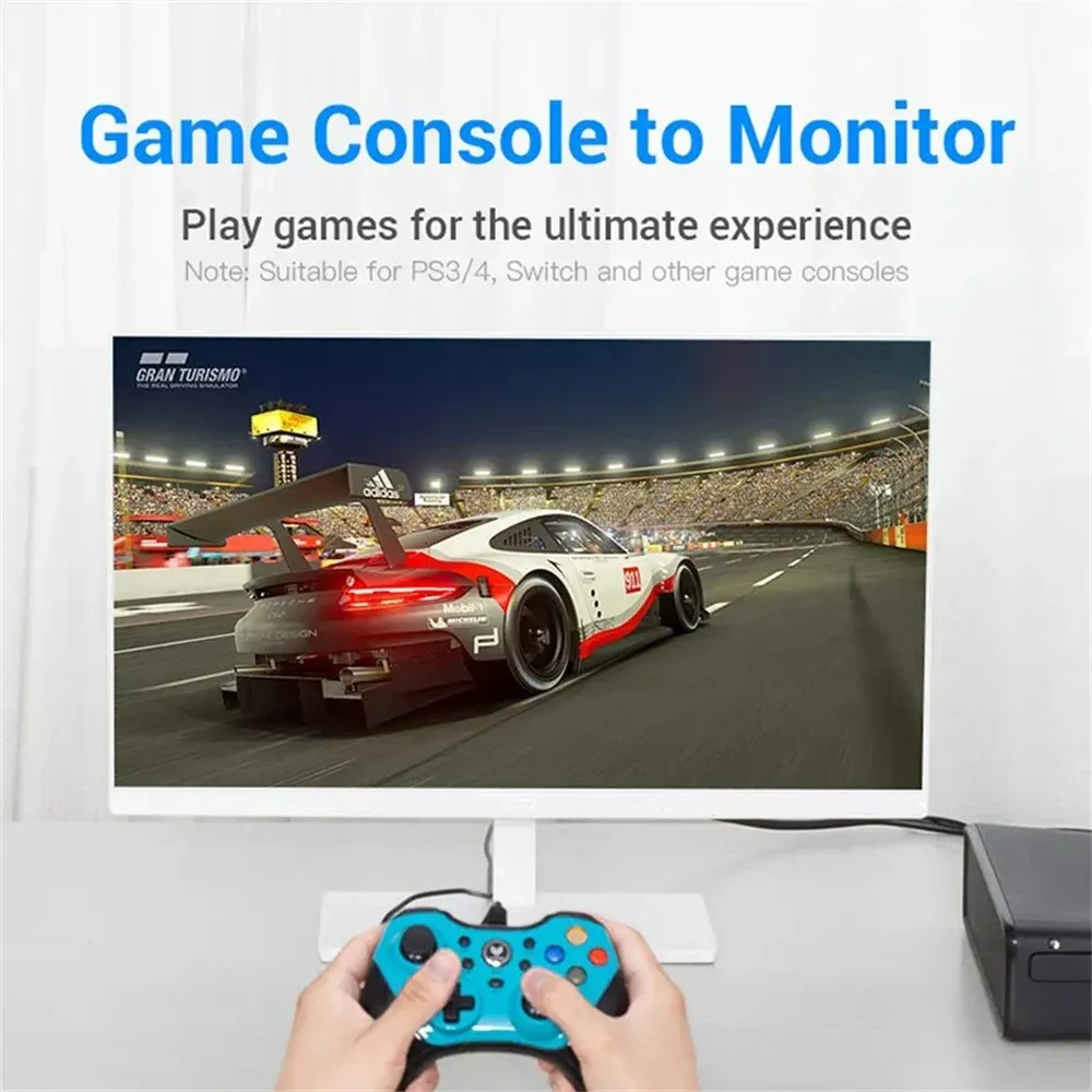 1080P DVI to HDTV-Compatible Adapter Cable DVI Male to Female HDTV Bi-directional Connector Converter for PC Laptop TV Projector
