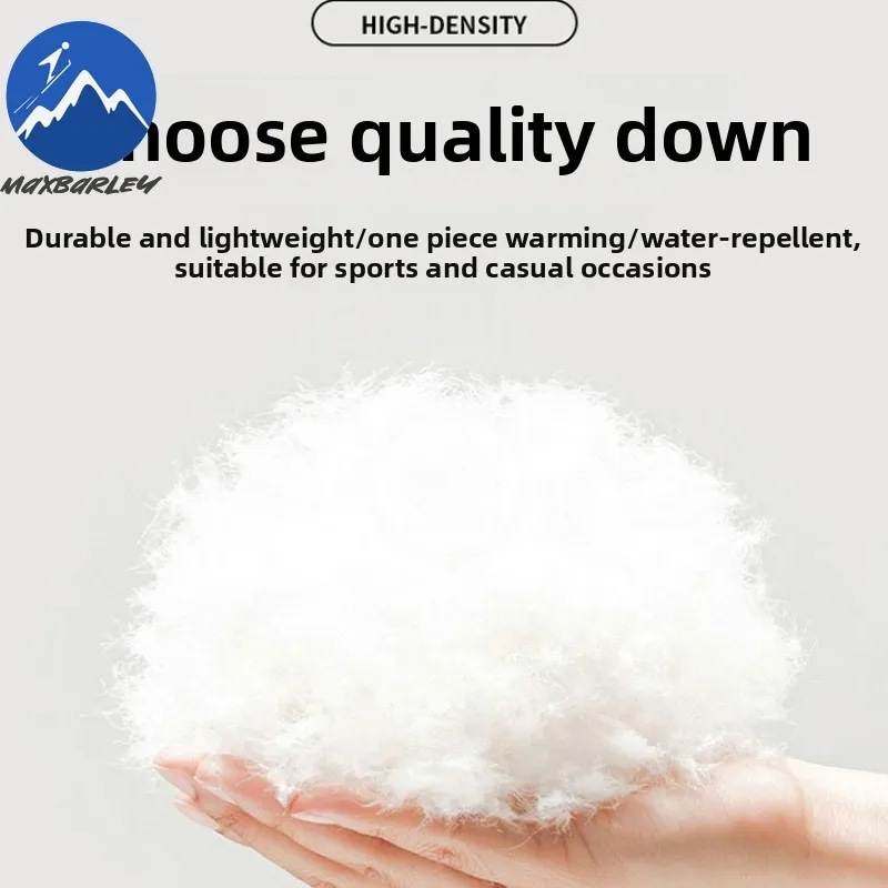 COMXZ 2025 Luxury Men Down Jacket Winter British Retro Soft Lightweight White Duck Down Coat Casual Single-breasted Puffer Parka