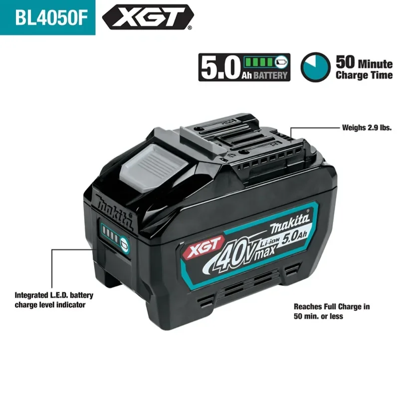 Makita 40V Battery Cutting Machine Rechargeable Lithium-ion Original Battery 5.0Ah, 40V, BL4025，BL4040，BL4080 ，BL4050