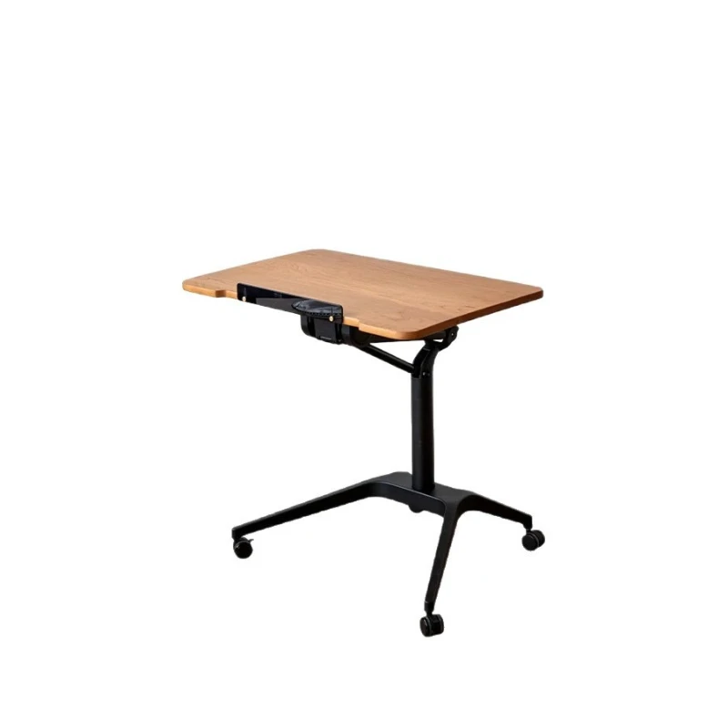 Light oxygen lifting table, living room household cherry wood