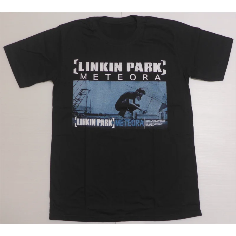 

Linkin Park Music Album American Band Singer T-shirt Men Fashion Street Hip-hop Rock Short-sleeved Women Cotton Round-neck Top