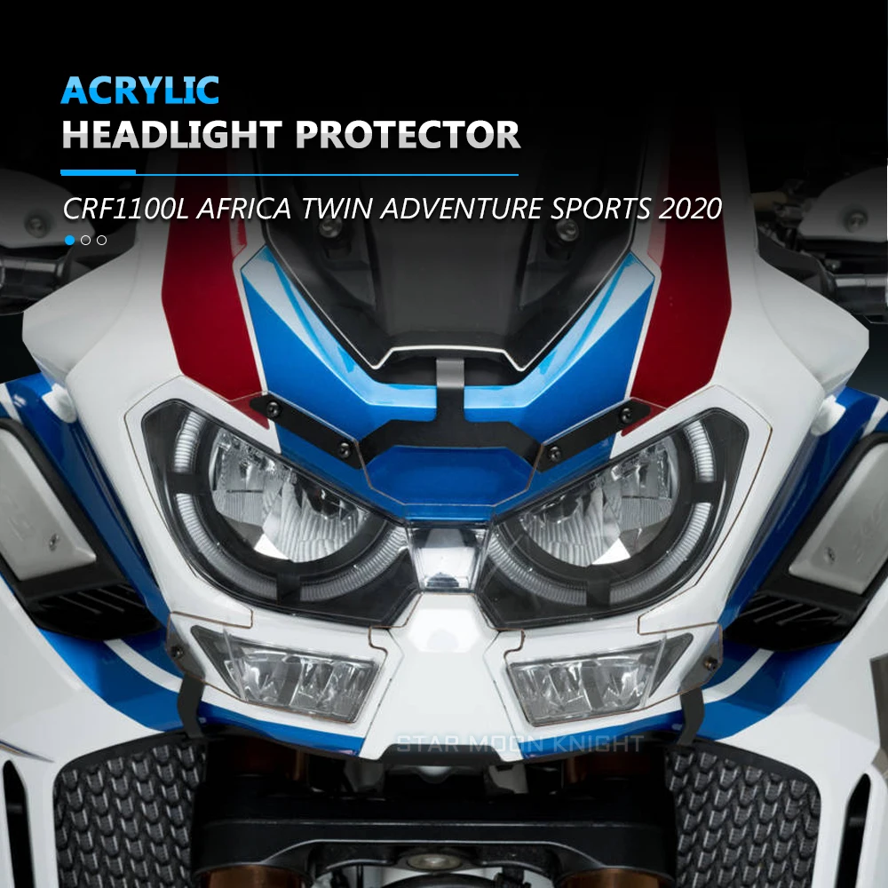 

Motorcycle Headlight Guard Lens Protection Clear Front Lamp Cover For Honda CRF1100L Africa Twin CRF 1100 L Adventure Sports