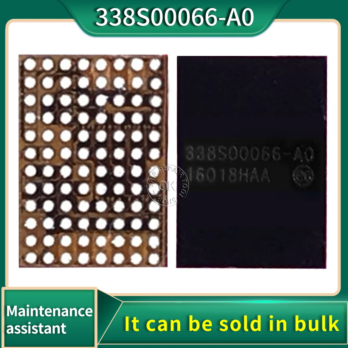 

Оригинальная плата питания ic 338S00066-AO 338S00066-A0 338S00066 BGA, высокое качество, реальное изображение, стандартный основной чип источника питания