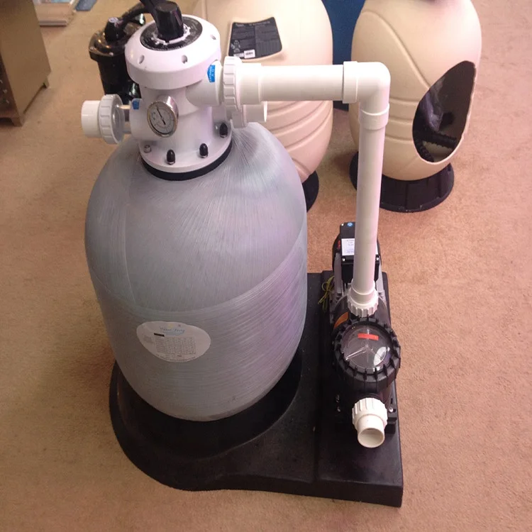 Electric Top Mount Sand Filter With Water Pump For Swimming Pool Pre-Filter System