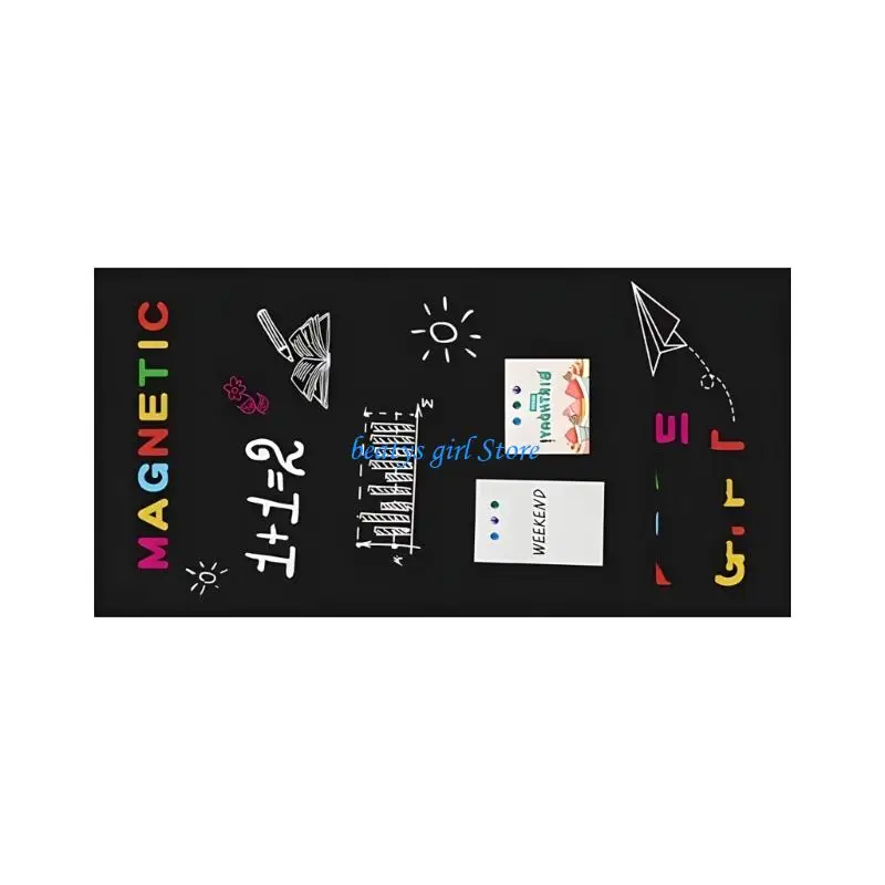 O decalque parede magnético flexível C7AB transforma qualquer área simples uma placa funcional para mensagens