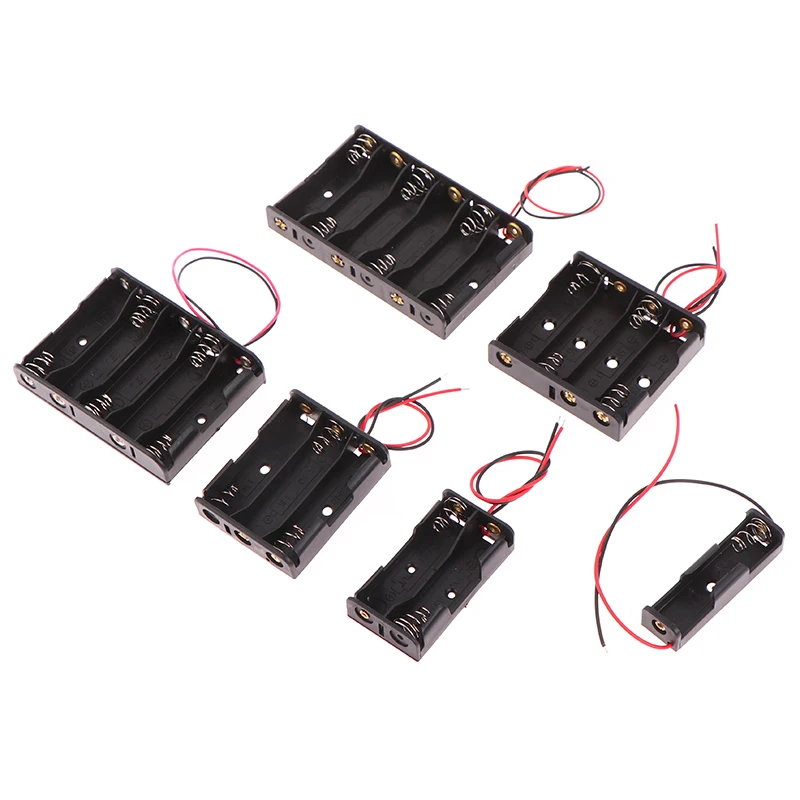 1 шт., контейнер для батарей, 3 в, AA