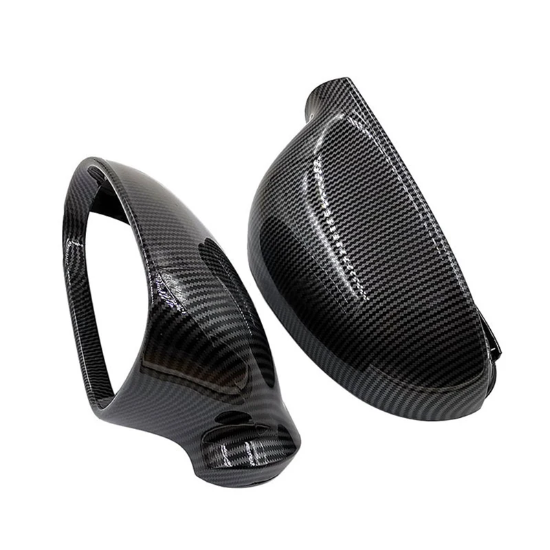 2pcs Side mirror Caps Cover for VW PASSAT B6 JETTA MK5 GOLF V 5 Carbon look 6 plus Sharan replace EOS 2006 2008