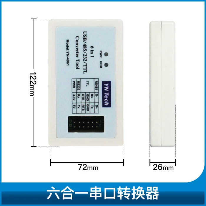 Six in one multifunctional USB to Serial uart module 340 USB / TTL / 485 / 232 mutual conversion and self recovery