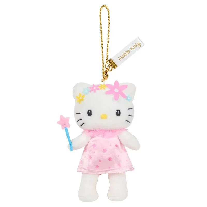 مرحبا كيتي 50th الذكرى معرض سلسلة طويلة الساق أفخم حقيبة الظهر قلادة أنيمي جرلي القلب ألعاب من القطيفة هدية