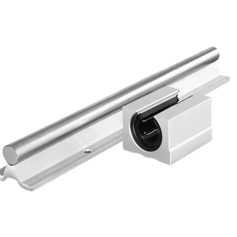 2Pcs SBR10/12/16 Linear Rails 200-1000mm + 4Pcs SBR12LUU Bearing Blocks CNC Machine X-Axis Movement Metal Working Tool Kit
