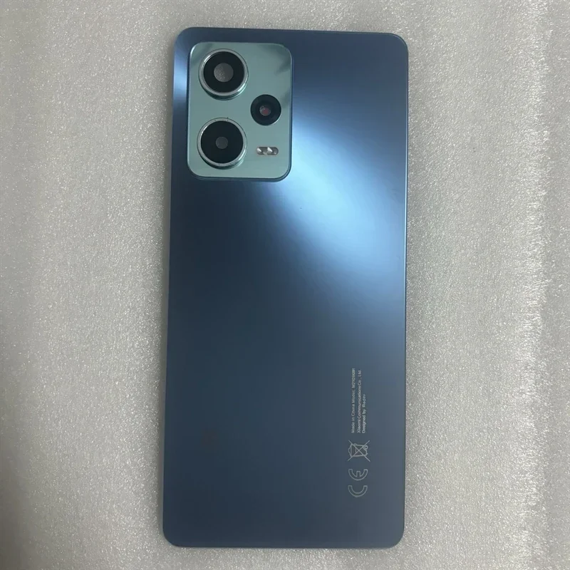غطاء خلفي زجاجي لهاتف Redmi Note 12 Pro 5G 22101316 C 22101316 I غطاء لوحة الإسكان الخلفي مع عدسة