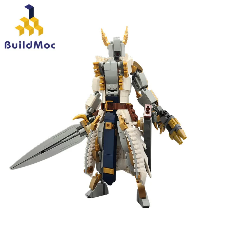 

434PCS MOC Creative Robot Building Blocks Exoskeleton Model Popular Game Warframed Swordsman Robot Bricks Toy Kids Adults Gift