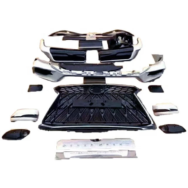 Hot selling Decoration Accessories Modified Bodykit Bumper Kit Facelift  Body Kit For LX570 2016+ To LX570 2021 Grille