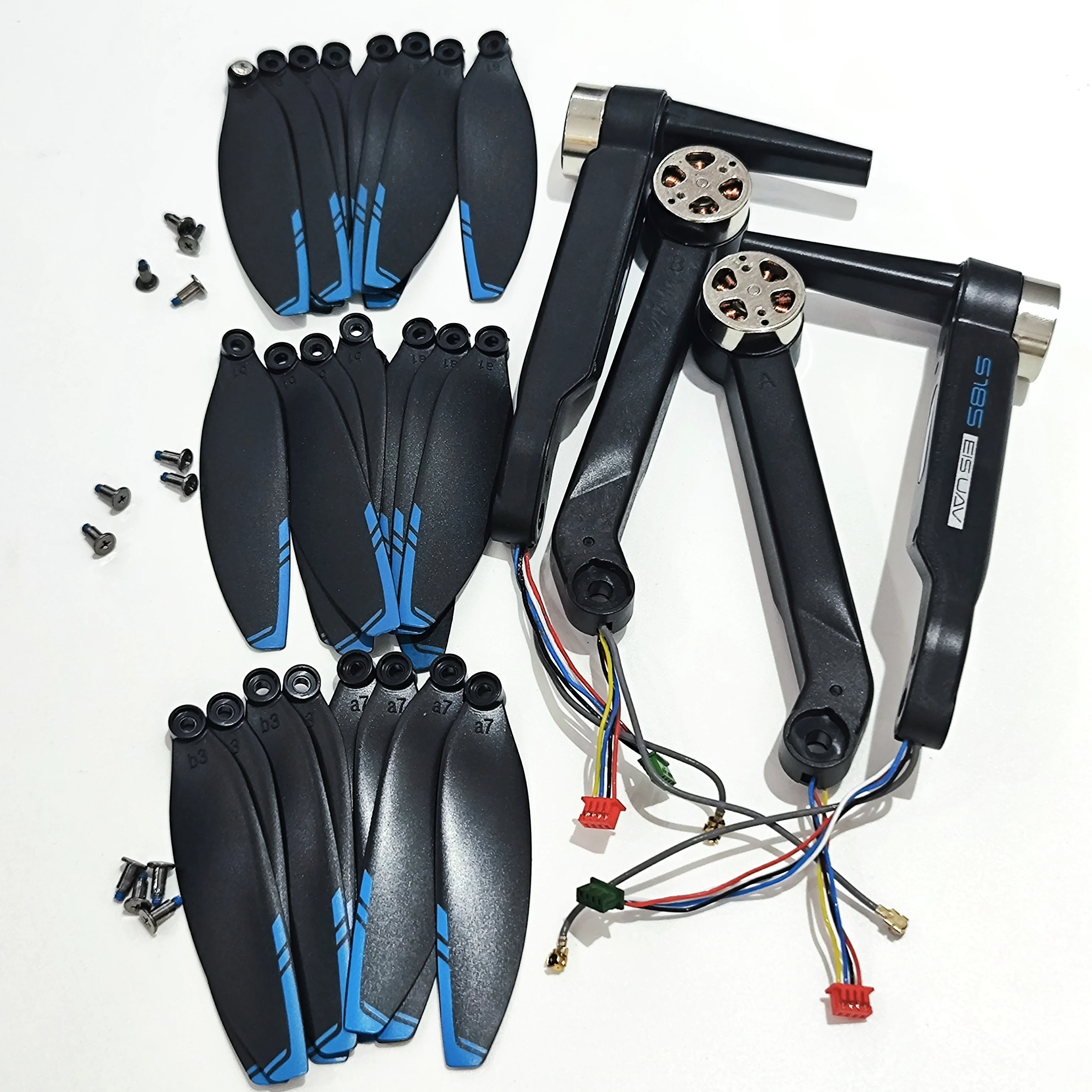 

Полный комплект S185 EIS Drone Складной GPS RC Quadcopter Запасная часть Оригинальный рычаг бесщеточного двигателя 4 шт. + 24 шт. лопасти пропеллера CW CCW