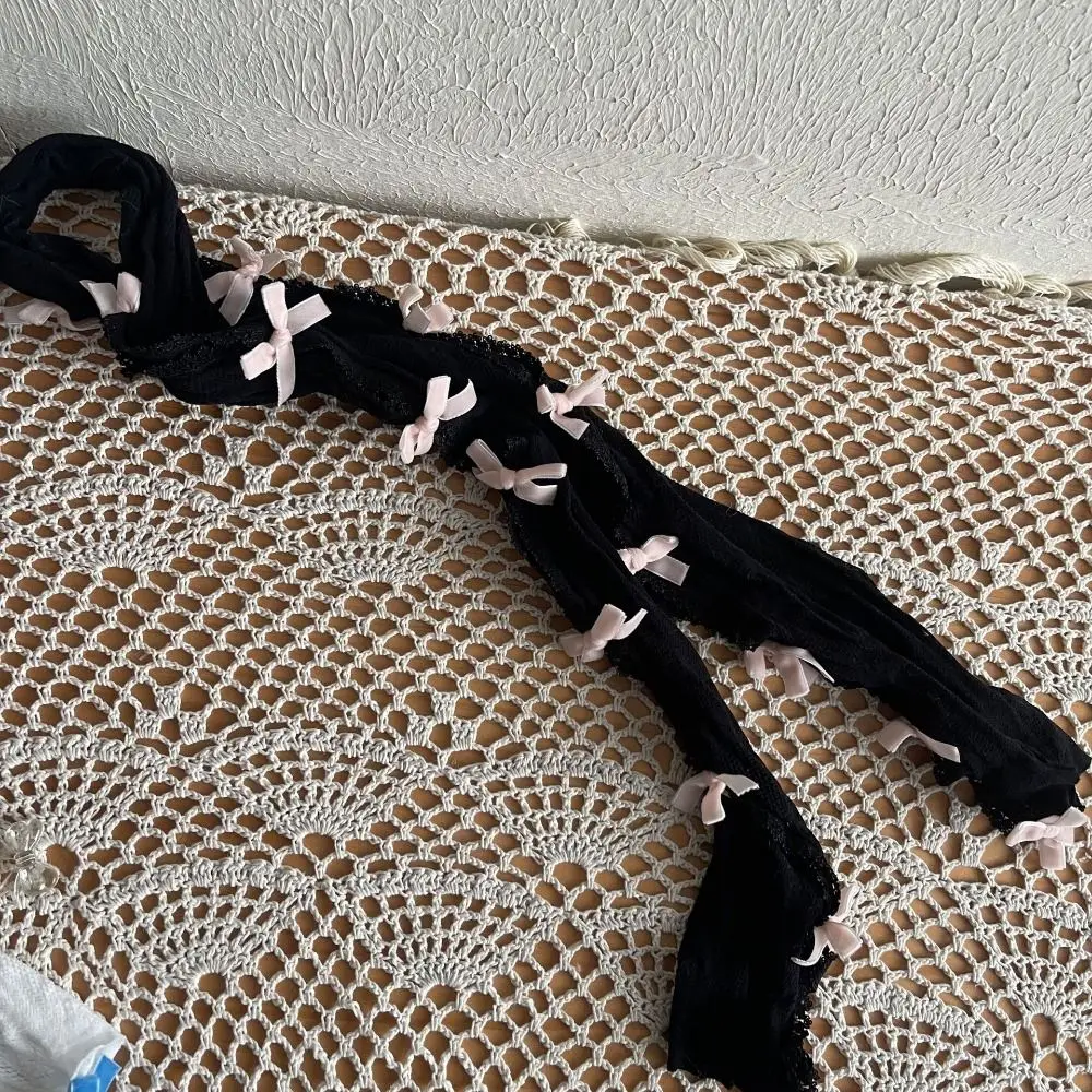 Dentelle gothique châle manches nœud papillon châle noeud châle manches Punk cerclage Lolita dentelle gants sans doigts noir gothique