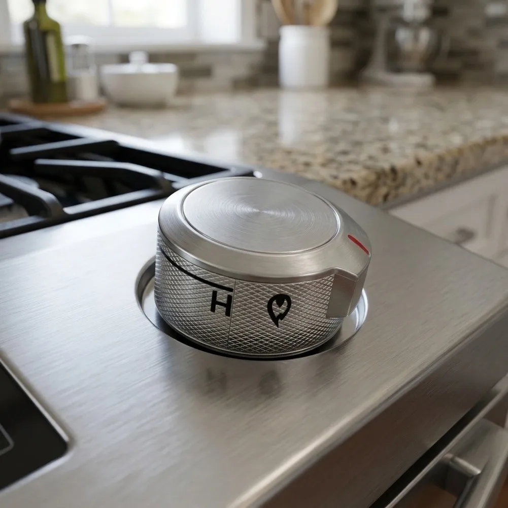 Stove Knob W11030413 1.78in Metal Replacement for Cooktops Compatible with W11027434 W10643306 Multiple Options