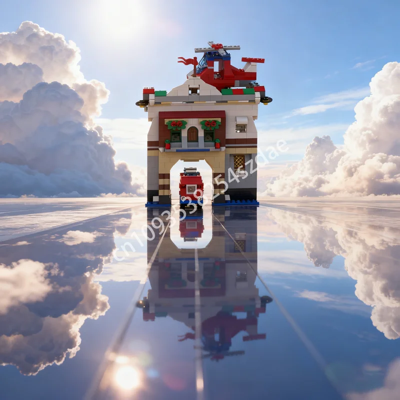 

422 шт. MOC австралийский крейсер 1, камуфляжная модель, строительные блоки, сборка, сделай сам, идея для рождественского подарка, образовательная игрушка, кирпич