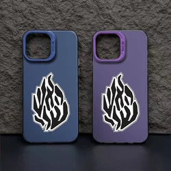 Mode Zwarte Vlammen Telefoon Case voor Samsung Galaxy S25 S24 S23 S22 S21 S20 Note20 FE Ultra Plus 4G 5G Anti Fall Matte Achterkant
