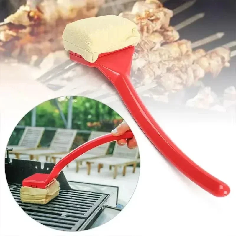 Barbecue Grill Cleaning Brush Anti-Burning Barbecue Grease Cleaning Brush Hairless Barbecue Cleaner Durable And Easy To Clean