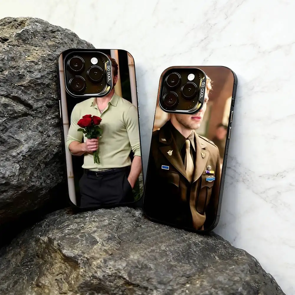 

Chris Evans Phone Case For iPhone 17,16,15,14,13,12,11 Plus,Pro Max,XS,Colorful Silver Black Cover