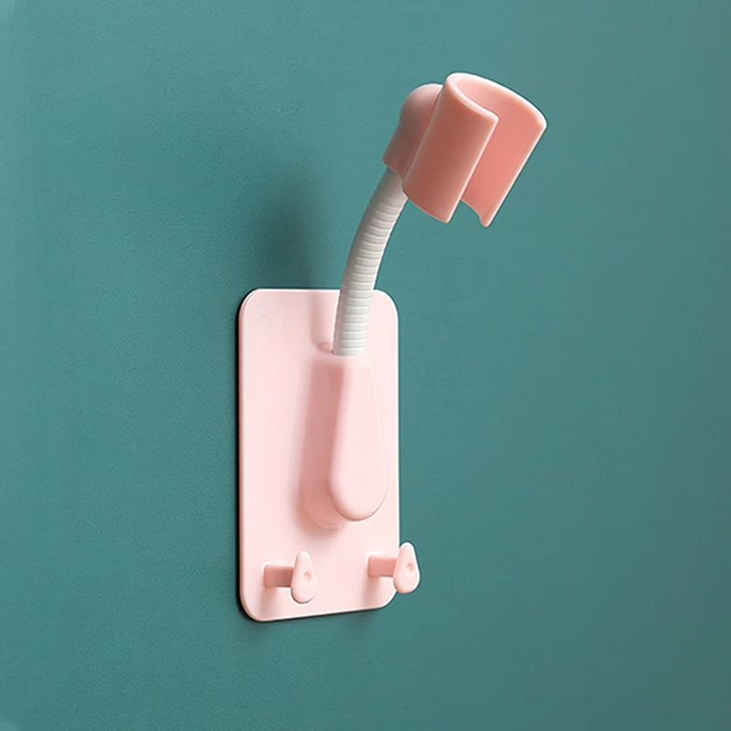 180 °   헤어 드라이어 홀더 조정 가능한 자체 접착 헤어 드라이어 선반 벽 마운트 욕실 유니버설 스탠드 귀여운 만화 스토리지 랙
