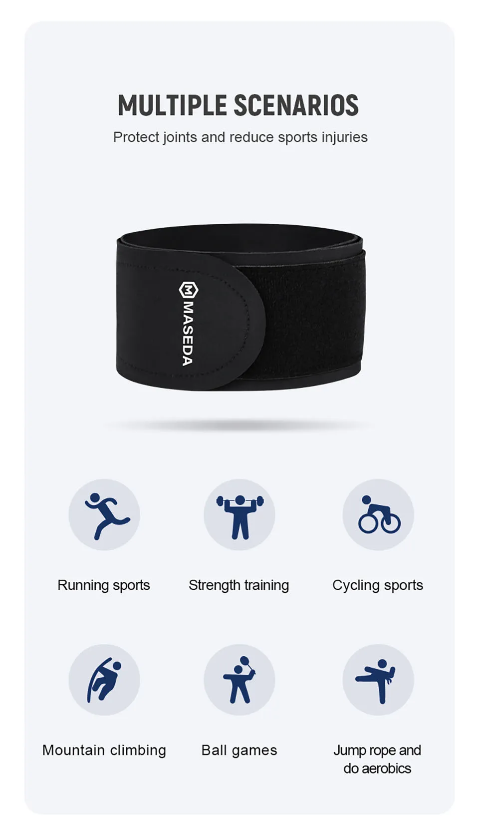 GTUBIKE 1 Stück Ultraleichter Silikon-Kniescheibenschutz Komfortabler Kniegelenkschutz für Laufen Fitness Ballsport Sportliche Kniebandage – Detail 2