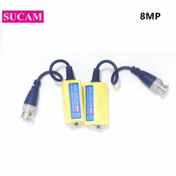 10 çift 1 kanal 720P/1080P/3MP/5MP/8MP Video pasif UTP Video Balun kadar 350-600M HD-CVI/TVI/AHD/CVBS Video Balun dönüştürücü