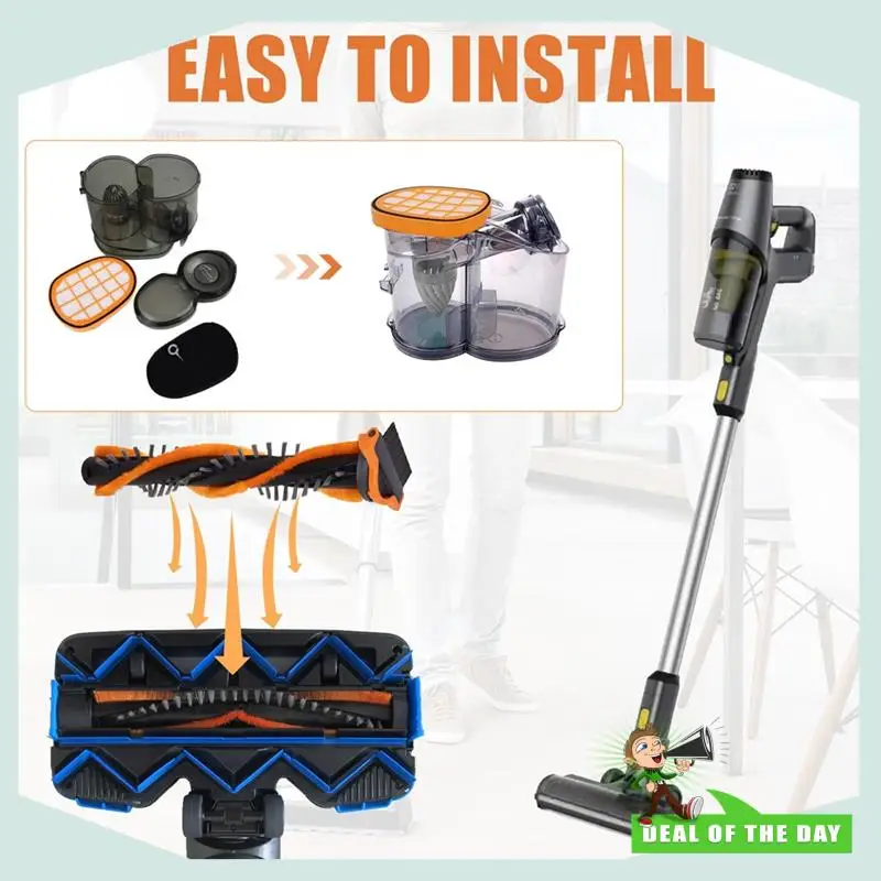 Entrega em 24 horas para speedpro max substituição escova-acessórios de aspirador de pó filtro para speedpro max vácuo cl