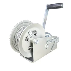 Direct Manufacturers Stainless Steel Manual Boat Winch With Ce600lbs Wire Rope Hand Winc/mini