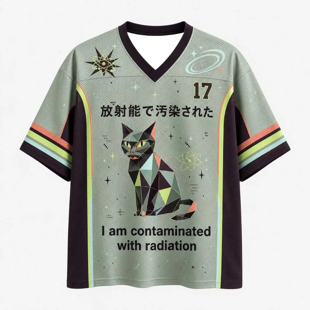 Fashion Cat Pattern 3 D Printed Casual Street Punk Outdoor Fitness Men Plus-size V-neck T-shirt Large Size parent-child Clothing