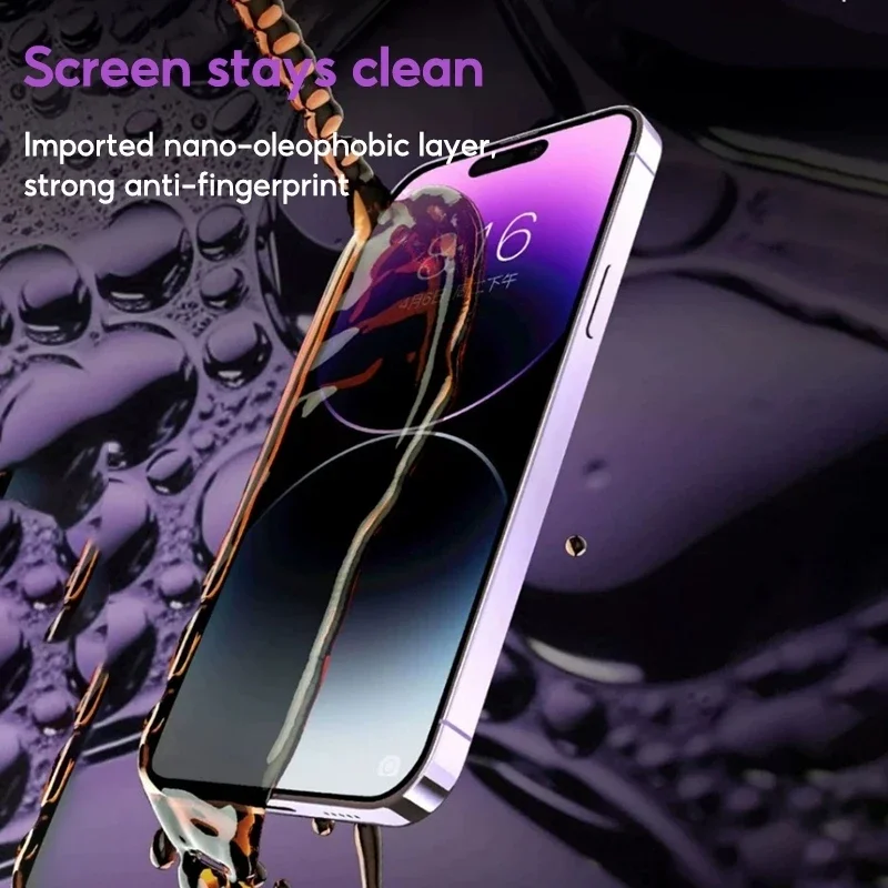 TBTIC Screen Protector For IPhone 16 15 14Plus 13 12 11 ProMax XXs XR Tempered Glass HD Privacy Easy Install With Auto Alignment image 5