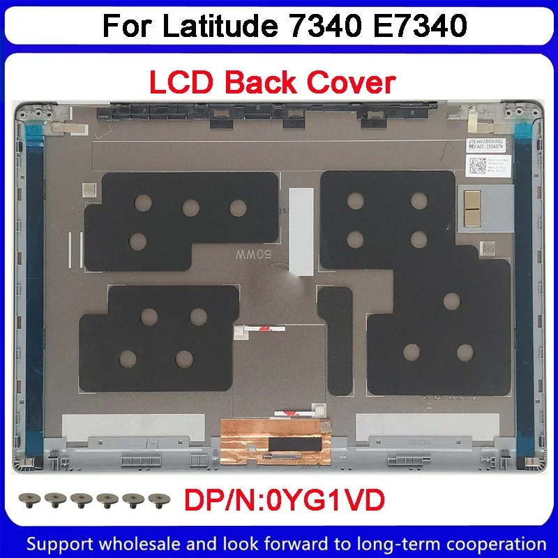 Cubierta trasera LCD para DELL Latitude 7340 E7340, 0YG1VD, novedad