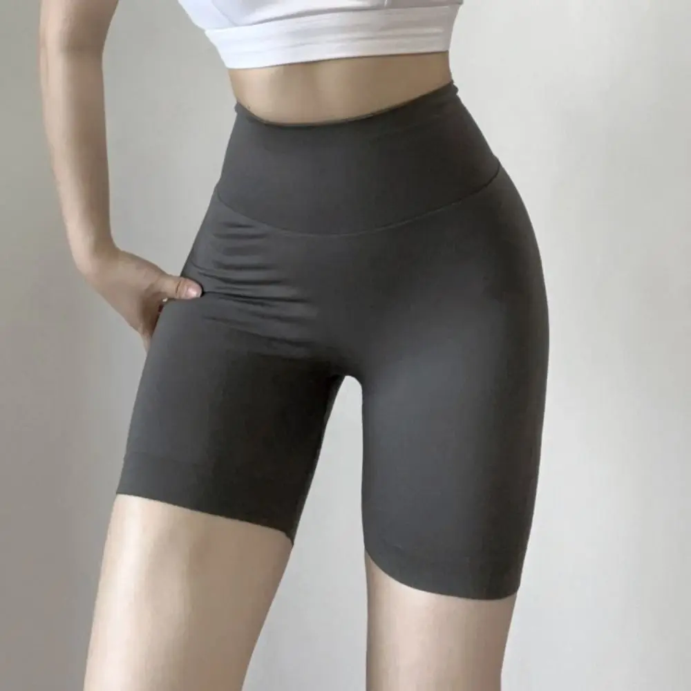

Breathable Fabric Seamless Yoga Pants High Elasticity Mid-length Pant Fitness Leggings Peach Hip Lift Butt Design